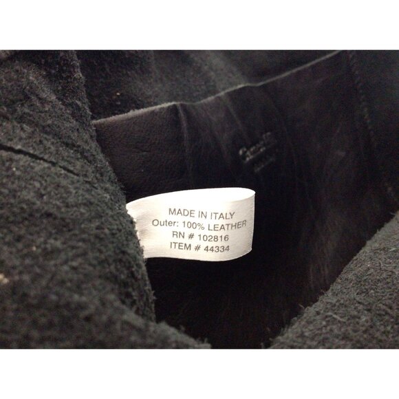 Garnet Hill Leather Purse Hobo Bag Made in Italy - Picture 10 of 10